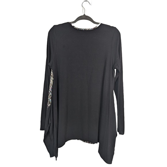 Karen by Karen Kane ultra-thin avant garden asymmetrical top Large - Picture 2 of 6